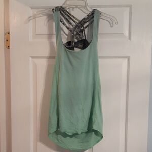 Lululemon Athletica Light Green Strappy Tank Top